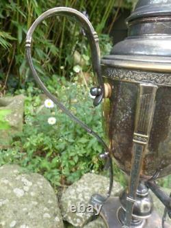 Fontaine A Eau Chaude Samovar Métal Argenté XIX. 2 litres complet Napoleon 3