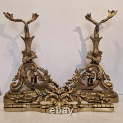 France Garniture de cheminée en 3 pièces bronze massif H. 54 / L. 110 cm XIX