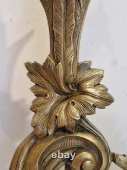 France Garniture de cheminée en 3 pièces bronze massif H. 54 / L. 110 cm XIX