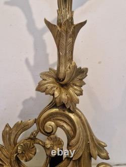 France Garniture de cheminée en 3 pièces bronze massif H. 54 / L. 110 cm XIX