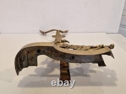 France Garniture de cheminée en 3 pièces bronze massif H. 54 / L. 110 cm XIX