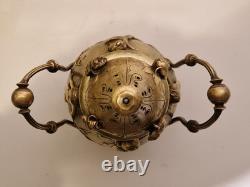 France art sacré Brûle encens / parfum Bronze massif, décor de 4 putti XIX