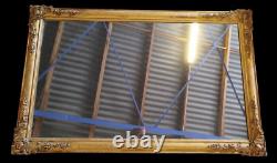 GRAND MIROIR Napoleon III Fin XIXe Moulure Dore Glace Mobilier 250MAG 22/03