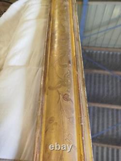 GRAND MIROIR Napoleon III Fin XIXe Moulure Dore Glace Mobilier 250MAG 22/03