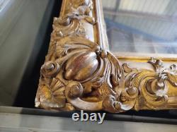 GRAND MIROIR Napoleon III Fin XIXe Moulure Dore Glace Mobilier 250MAG 22/03
