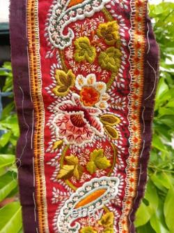 Galon Bordure Broderie XIXe Napoleon III Rideau Cordon Sonnette