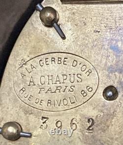 Garniture de cheminée Napoléon III Pendule et chandeliers en marbre époque XIXe