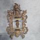 Grand Cadre Photo Ancien Napol&eacute;on Iii Rocaille Laiton Dor&eacute; Xixe Si&egrave;cle 35 Cm
