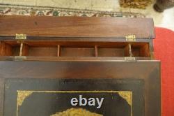 Grand Ecritoire Napoleon III acajou XIX