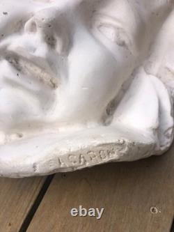 Grand Moulage d'atelier fin XIXe Tête d'Ange, Époque Napoléon III