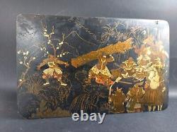 Grande Boite Napoleon III Japonais Old Large Japan Box Papier Mâché XIX