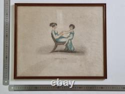 Gravure à l'Antique Montes a Dada, Époque Napoléon III, XIXe siècle, 43x35 cm