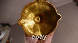 Henri Picard, Paire De Bougeoirs Napoléon III En Bronze Doré, XIX ème