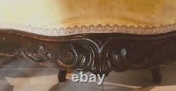 Huit fauteuils Napoléon III palissandre massif teint bois noirci. XIX siècle