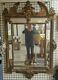 Important Miroir A Parecloses Xixe 19e Style Napoleon Iii Stuc Dore Blason Art