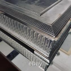 Important Coffre Bijoux Napoléon III Argent Eau Forte XIX ème