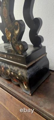 Important Montre Napoléon III À Templet Intarsia Bronze Doré XIXe Siècle