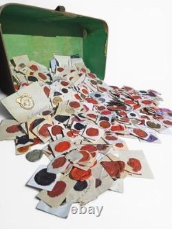 Important lot +700 cachets de cire anciens Nominatifs XIXe siècle