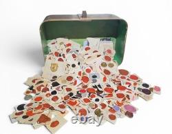Important lot +700 cachets de cire anciens Nominatifs XIXe siècle