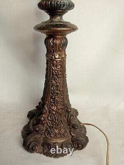 Importante lampe de table de style Napoléon III XIXe siècle GOTHIQUE