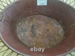 JARDINIERE 2 en Tôle & FER FORGE de Fil Tressé Napoléon III XIXe 25MAG 15/01