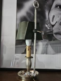 Lampe Bouillotte Rare XIX Epoque Empire Bronze Argenté Era Napoleon III