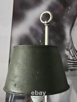 Lampe Bouillotte Rare XIX Epoque Empire Bronze Argenté Era Napoleon III