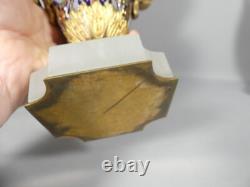 Lampe Napoléon III En Bronze Et émaux Cloisonné, époque XIX ème Siècle
