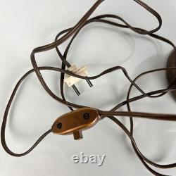 Lampe Napoléon III XIXe siècle doré opaline torsadée irisée Art Nouveau, Legras