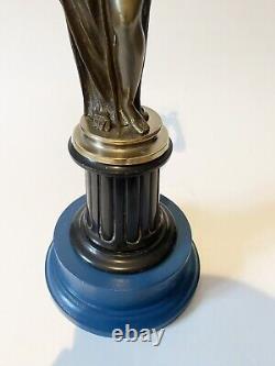 Lampe Sephora caryatid XIXe Napoleon III cariatide Bronze Lamp canephore amphore