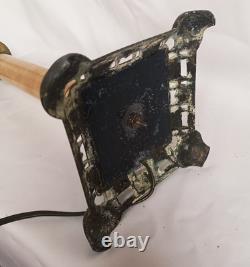 Lampe de table Napoléon III en albâtre et régule XIXe S. Hauteur 40 cm