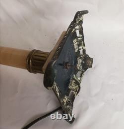 Lampe de table Napoléon III en albâtre et régule XIXe S. Hauteur 40 cm
