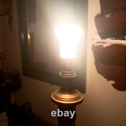 Lampe de table Napoléon III en albâtre et régule XIXe S. Hauteur 40 cm