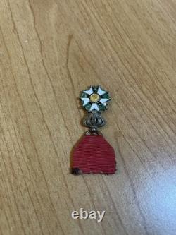 Légion d'Honneur miniature Chevalier Second Empire Napoléon III XIXe émaillée