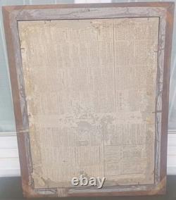 Lithographie D'Harlingue XIXe Prince Impérial Napoléon III cadre d'époque