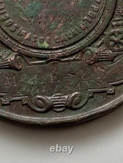Lot 3 Médailles Agricoles XIXe LESUR Louis Napoléon III Argent Cuivre Bronze