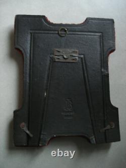 Lot 3 Porte-photo anciens XIXe Napoléon III, laiton Renaissance, rocaille