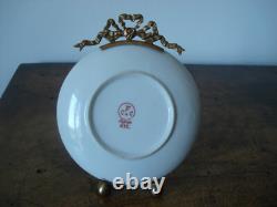 Lot 4 porte photo anciens XIXe laiton Napoléon III Louis XV un rare base ronde