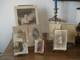 Lot 7 Porte Photo Anciens Xix Laiton Napoléon Iii Dont 1 Rare Très Grand Format