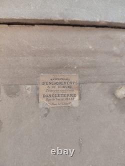 MAGNIFIQUE CADRE ANCIEN PARIS DANGLETERRE Photo Officier Général XIXe Empire