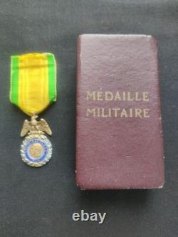 MÉDAILLE MILITAIRE SECOND EMPIRE (SUPERBE) NAPOLÉON III 19e XIXe 2ème Type ANCRE