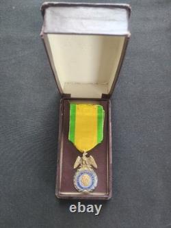 MÉDAILLE MILITAIRE SECOND EMPIRE (SUPERBE) NAPOLÉON III 19e XIXe 2ème Type ANCRE