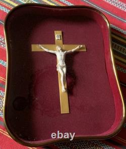 Magnifique cadre coffret XIXe Louis Philippe Napoléon III Christ sur La Croix