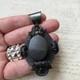 M&eacute;daillon Gutta Percha Napol&eacute;on Iii Xix&egrave; Victorian Mourning Locket Pendant