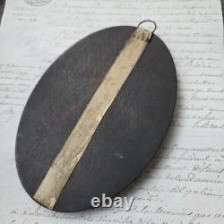 Médaillon Gutta Percha Putti XIXè Napoléon III Second Empire N°1