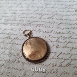 Médaillon Or 18 Carats Pendentif avec Perles Fin XIXè Gold Locket Pendant 18K