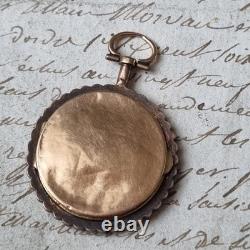 Médaillon Or 18 Carats Pendentif avec Perles Fin XIXè Gold Locket Pendant 18K