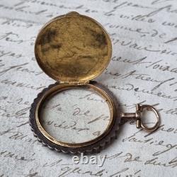 Médaillon Or 18 Carats Pendentif avec Perles Fin XIXè Gold Locket Pendant 18K