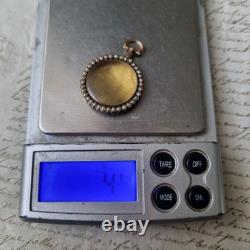 Médaillon Or 18 Carats Pendentif avec Perles Fin XIXè Gold Locket Pendant 18K