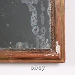 Miroir Ancien Style Napoléon III Bois Doré Italie XIXe Siècle Original